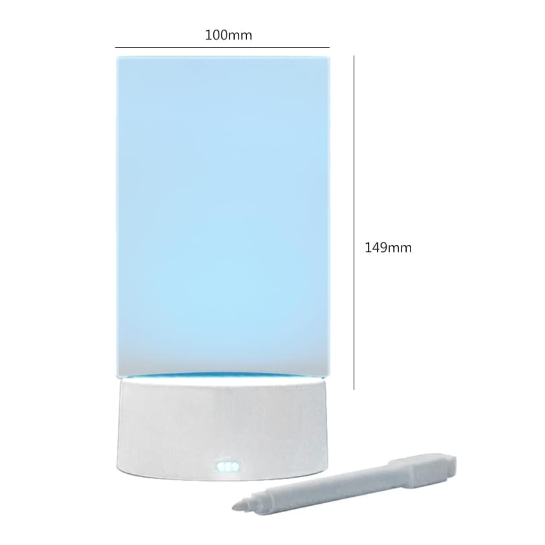 Lampara de notas luminosas interactivas