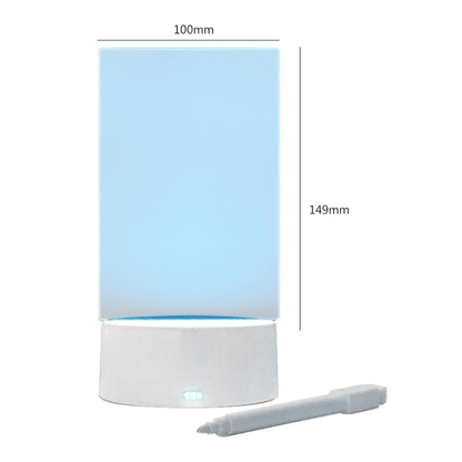 Lampara de notas luminosas interactivas